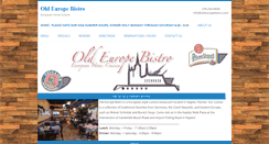 Desktop Screenshot of oldeuropebistro.com